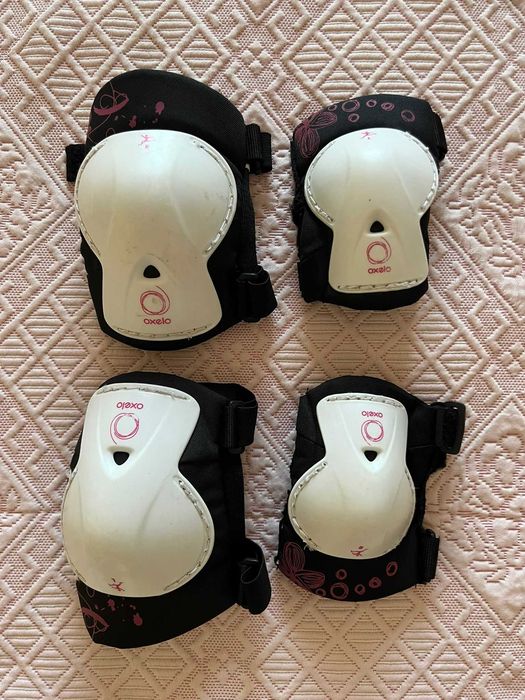 Kit proteção menina, bicicleta