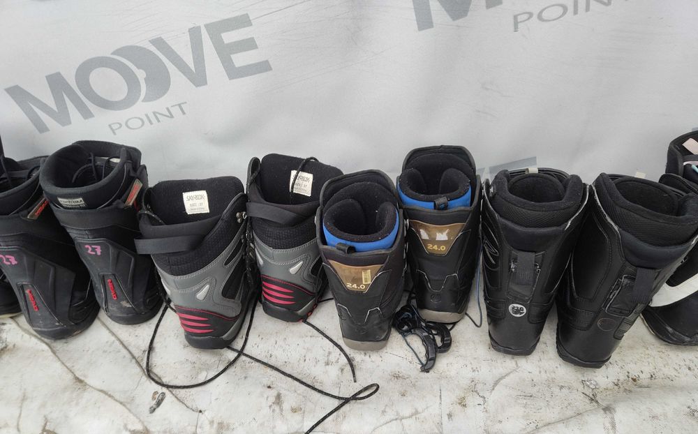 7 par butów snowboardowych  HEAD, SALOMON, BURTON ! Tanio!