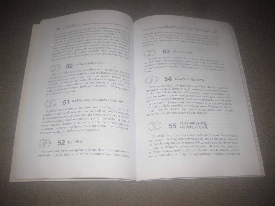 Livro "100 Conselhos Para Um Casamento Feliz e Duradouro" de Caryl Krueger