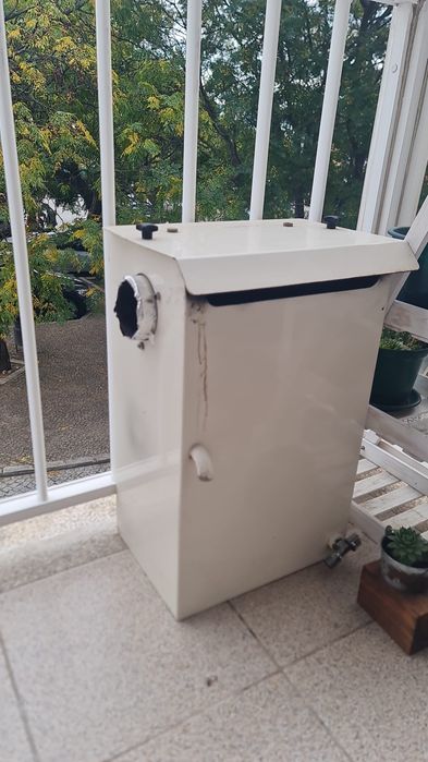 Filtro de fumos a água para o recuperadores a pellets