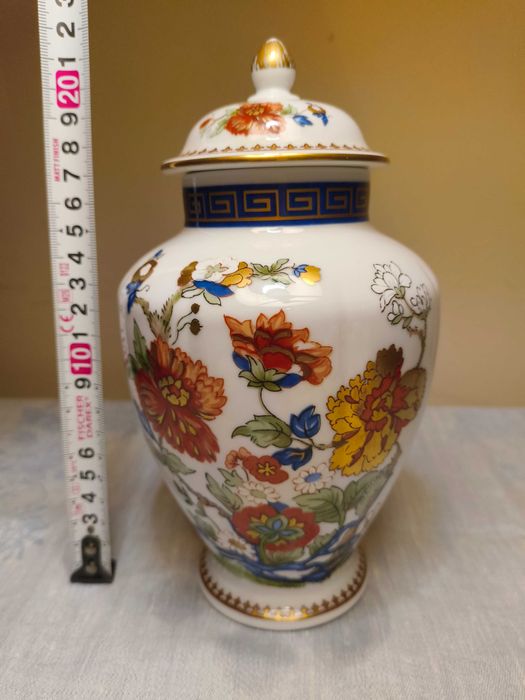 Pote em porcelana Porart com Tampa - Companhia das Índias