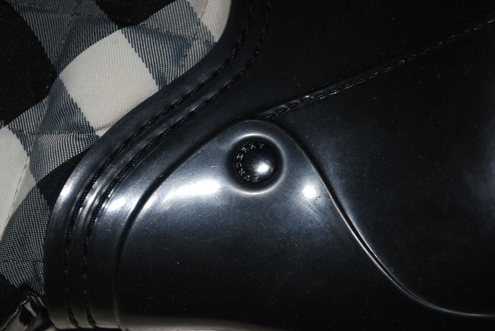 Burberry logowane kalosze  36