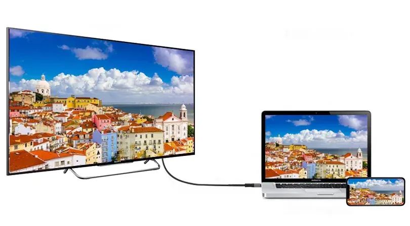 Kabel przejściówka USB-C/DisplayPort 1.4  8K 60Hz ART 1.8m OEM-C5-2