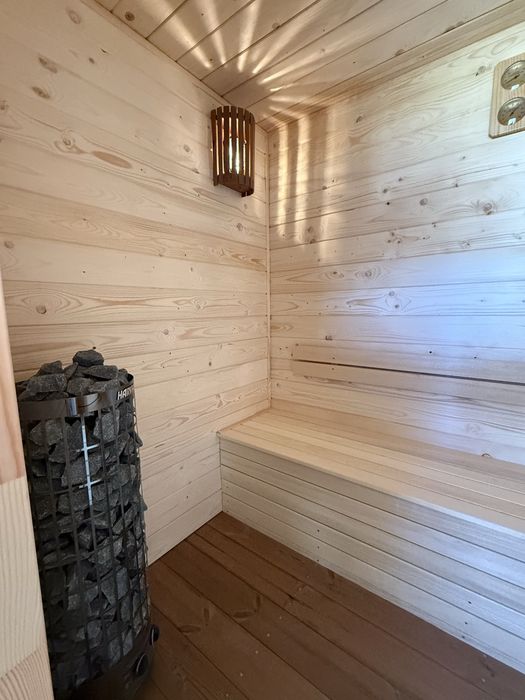 sauna zewnętrzna ocieplona