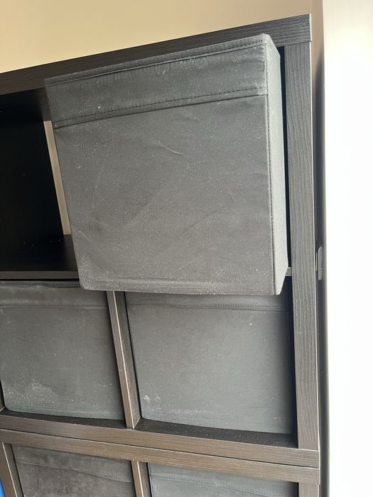 Modulos (2) /prateleiras com caixas pretas (8)