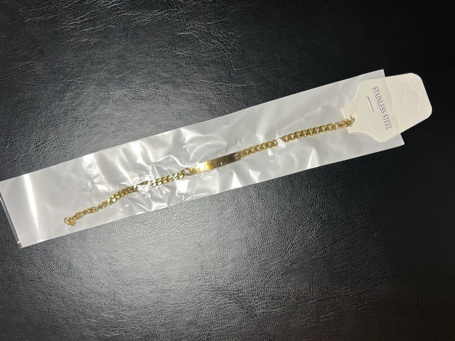 Pulseira banhada em ouro