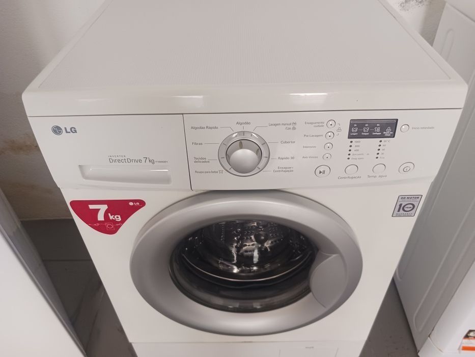 Máquina de lavar roupa LG 7kg classe A+ em excelente estado