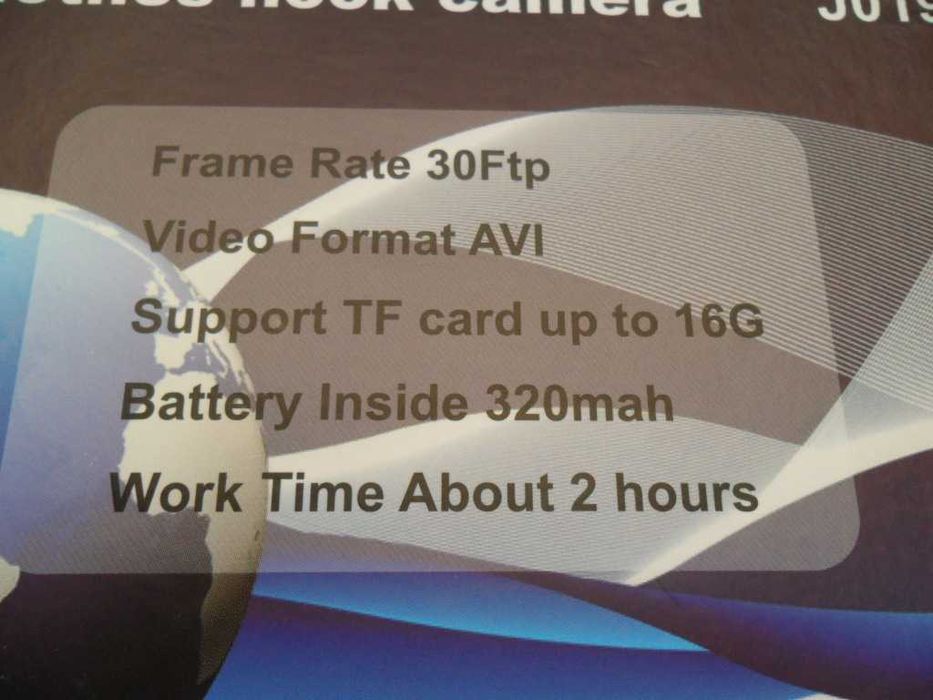 cabide com camara novo