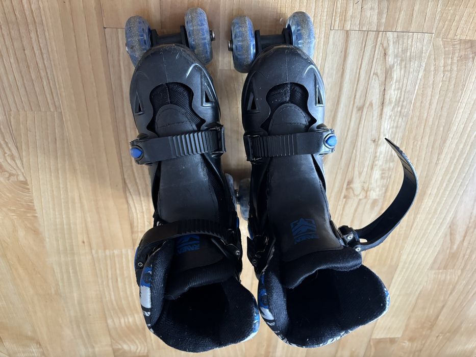 Wrotki dziecięce chłopięce dziewczęce 33-36 rozsuwane