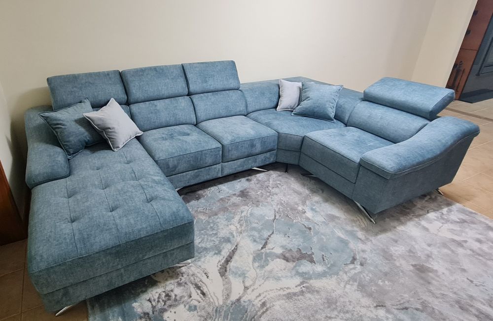 Sofá canto com chaise
