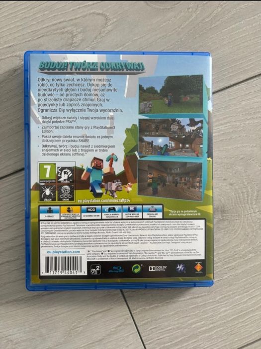 Gra minecraft Ps4