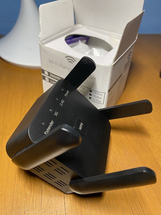 Wi-Fi репітер / підсилювач сигналу 2.4G + 5G, 4 антени, як новий