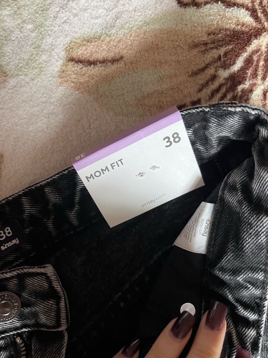 Джинси mom нові