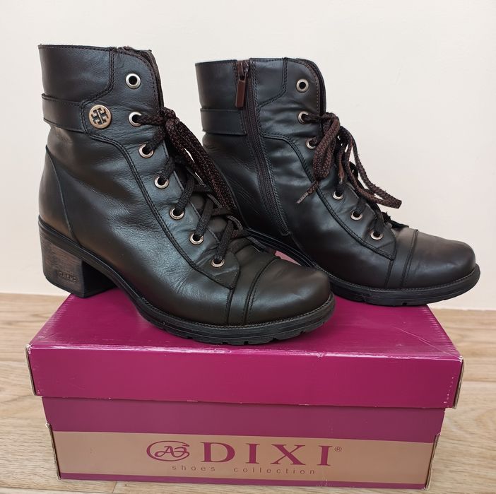 Чоботи з натуральної шкіри демісезонні