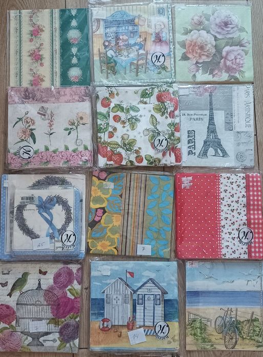 Колекція серветок для декупажу, творчості