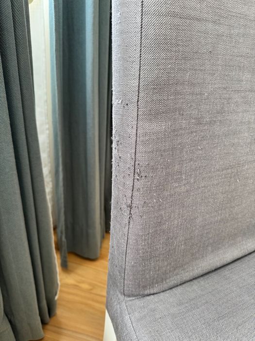 Cadeiras IKEA com capa amovível cinzenta