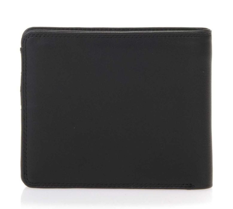 Carteira de homem standard em pele MYWALIT na cor Black