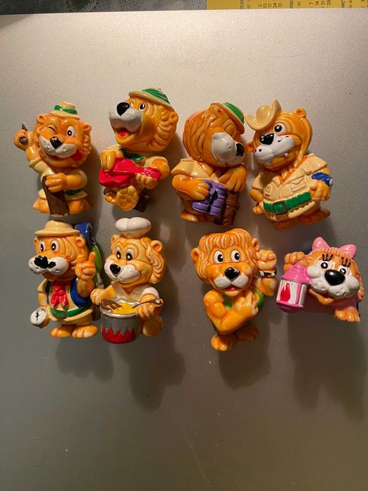 Фігурки Кіндер Леви (левенята) колекція 90-х років (Kinder львы)