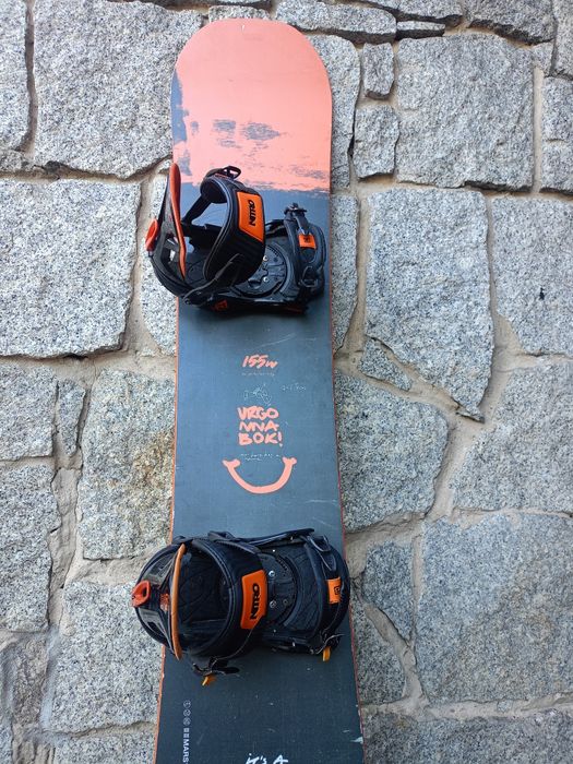Deska snowboardowa Capita Mars 1 długość 155 cm z wiązaniami Nitro