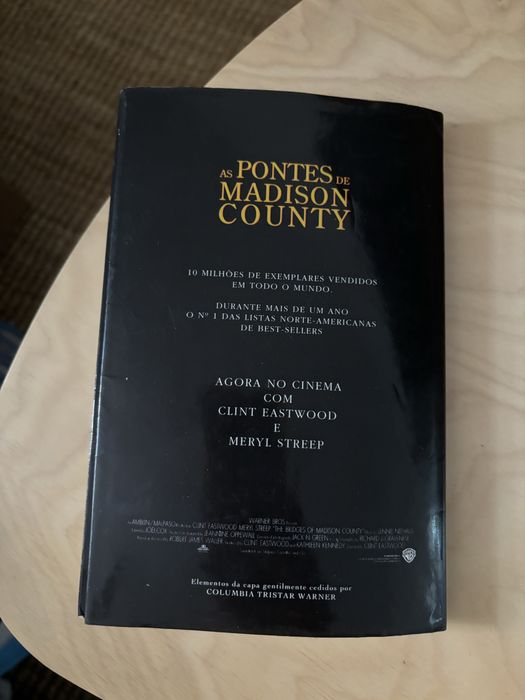 Livro “As Pontes de Madison County” de Robert James Waller