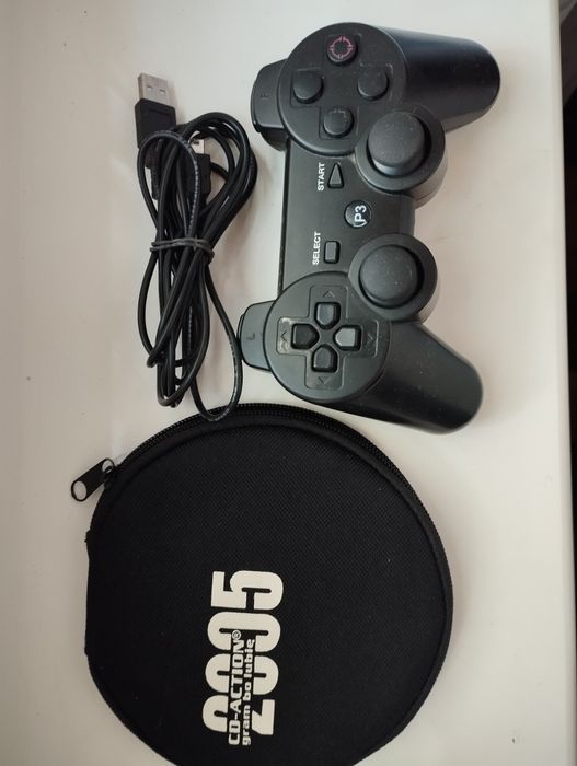 Kontroler, pad PS3+zestaw gier sportowych