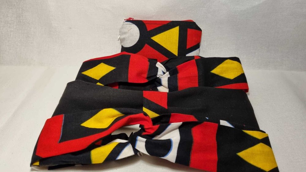 Porta Moedas Necessaire Fitas Tecido Africano Novos Entrego Alfragide