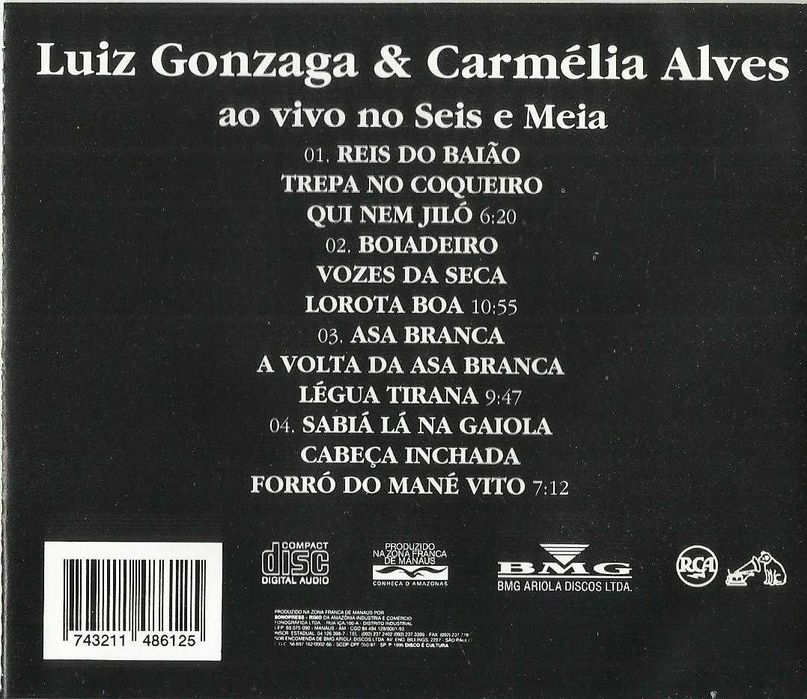 Luiz Gonzaga & Carmélia Alves - Gravado ao Vivo