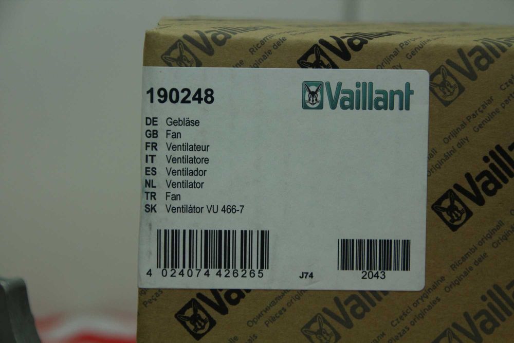 Wentylator Vaillant 190248 NOWY