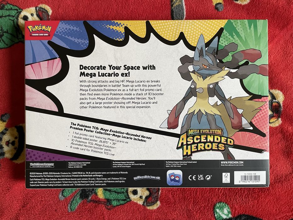 Ascended Heroes Premium Poster Collection: Mega Lucario