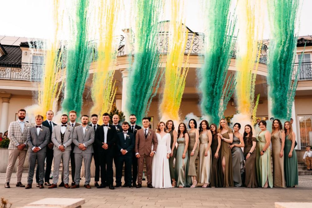 Fotobudka 360° • Fontanny / Wiatraki iskier • Miny dymne • Lustro