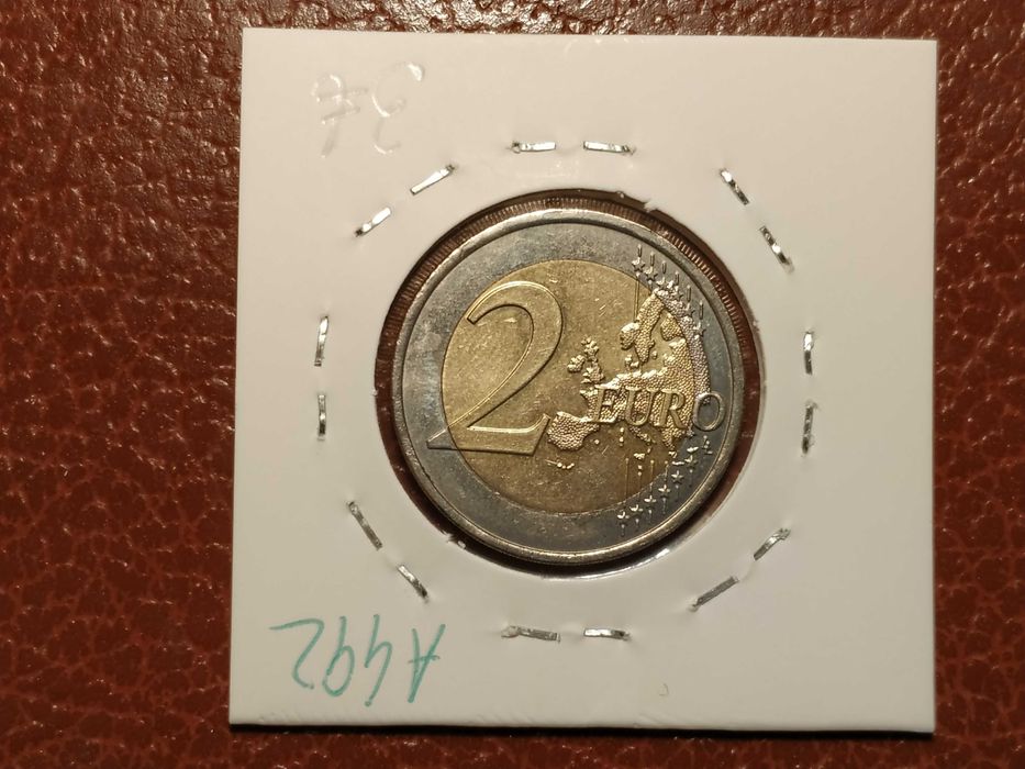 A492 moeda de 2 euro de 2010 comemorativa de Portugal