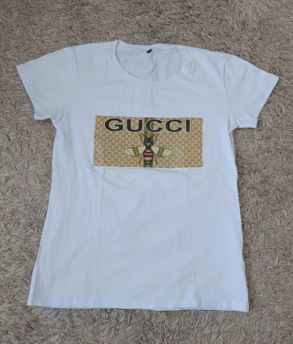 Biała koszulka Gucci