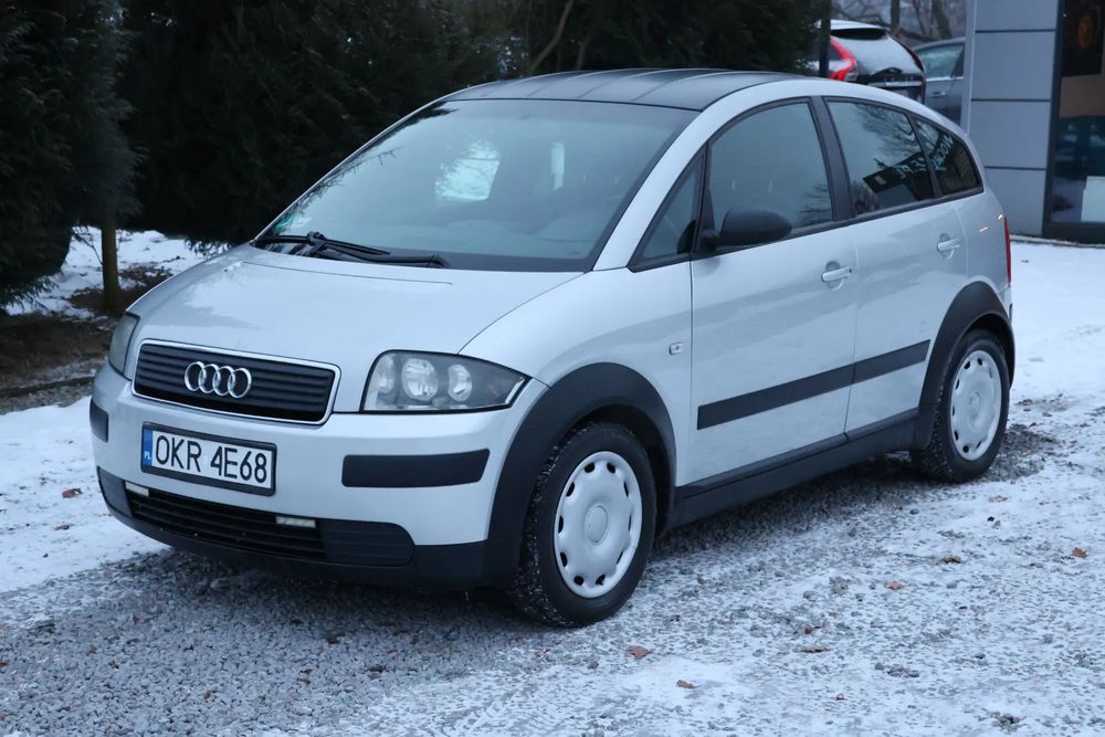 Audi A2 Tempomat, Grzane Fotele, Komputer, Climatronic, Zadbany, Lakier Storm