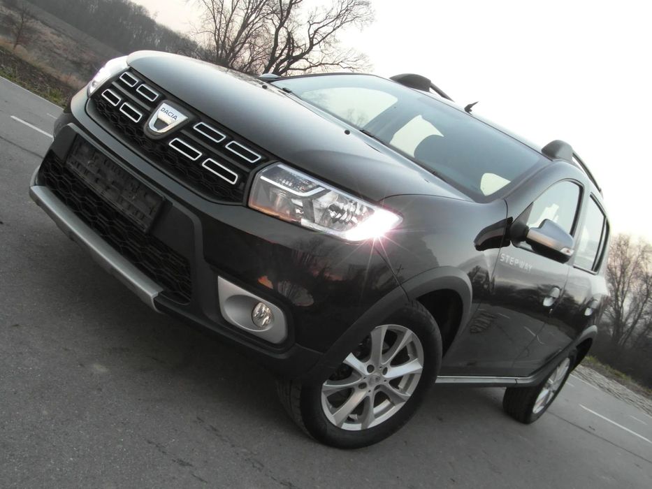 Dacia Sandero Stepway 85TYS,KM~AUTOMAT~Czarny~100%Oryginał~Alu16~Navi~PDC~Zadbana~Zobacz