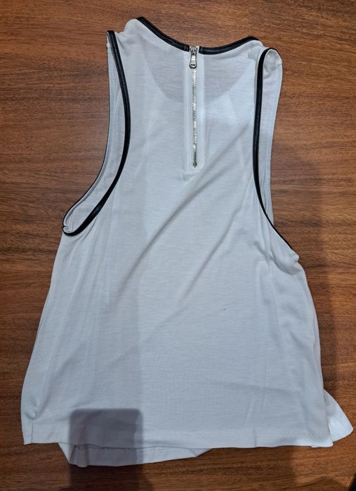 Camisola com rebordo napa