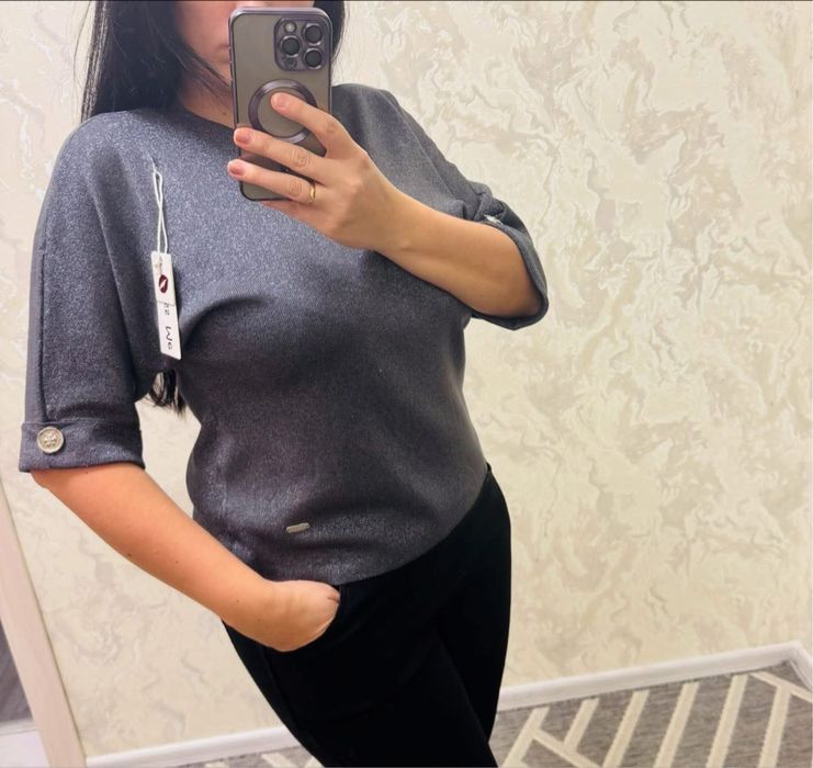 Кофта амариканка із люрексовою ниткою