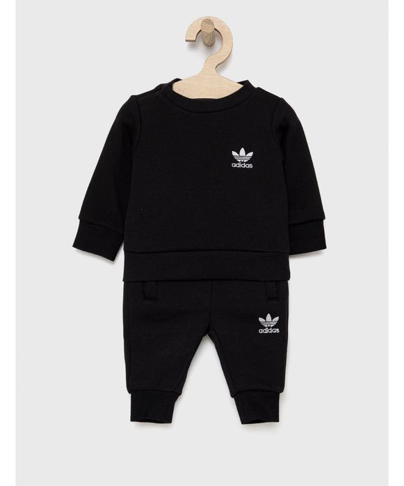 Новый Оригинальный спортивный Костюм на флисе Adidas для младенцев