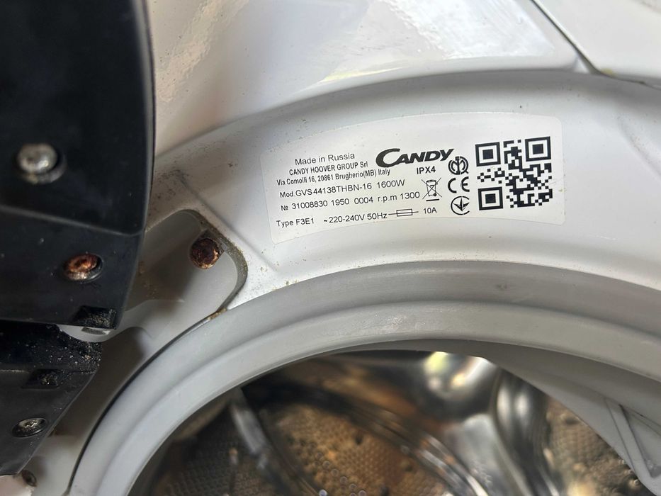 Pralka Candy GVS44138THBN-16 na części