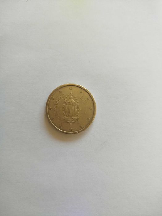 Moeda 50 Cêntimos São Marino 2018