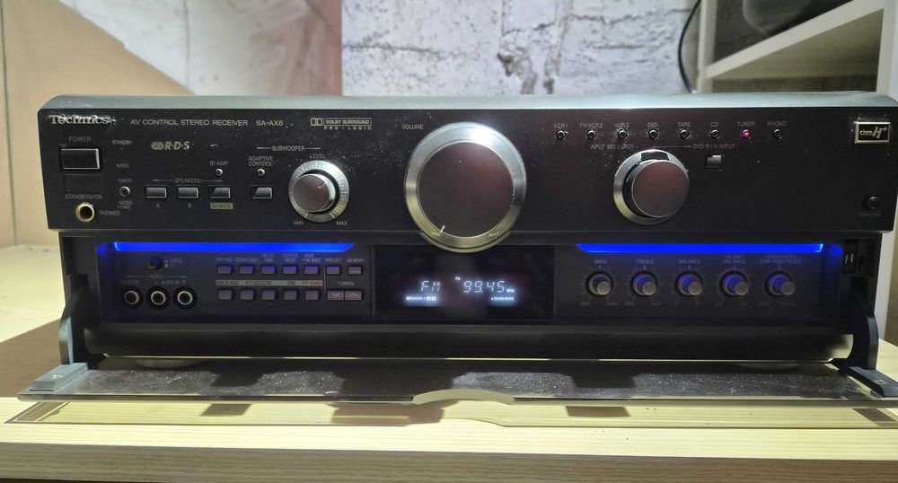 Zestaw Technics SA-AX6 + Subwoofer SB-W500 + Pilot
