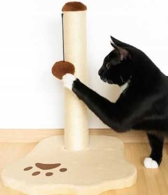 Drapak dla kota słupkowy sisal łapka nowy