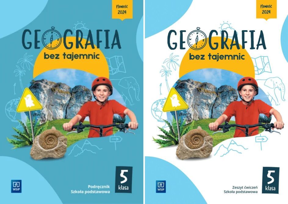 Geografia Bez Tajemnic 5 Podręcznik + Zeszyt Ćwiczeń Edycja 2024