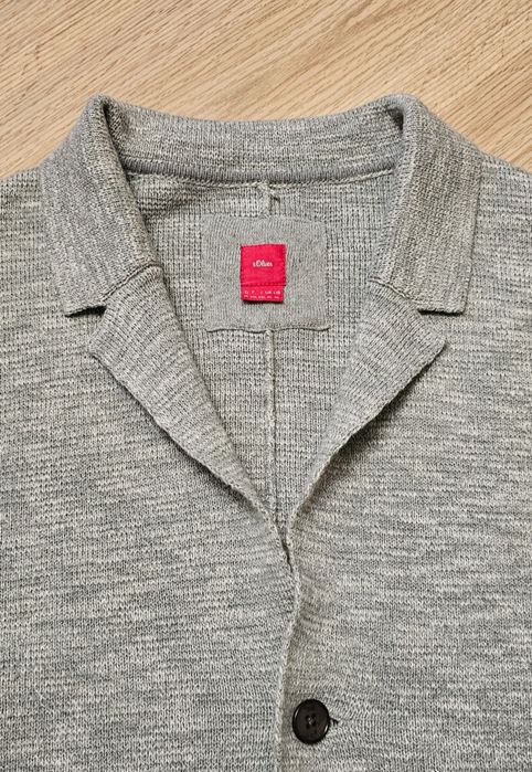 М'який піджак чоловічий з вовни 100% S.Oliver