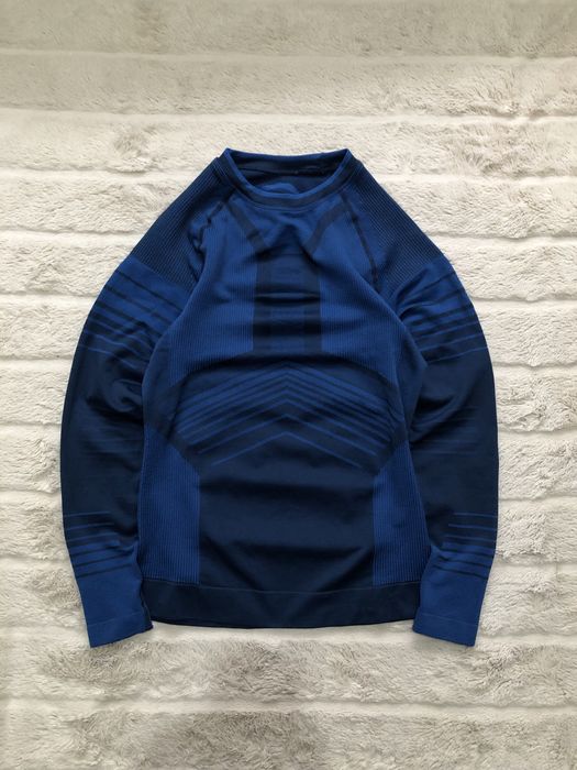 NIKE CRIVIT (S/M) термобелье мужское лонгслив кофта верх синяя терморе