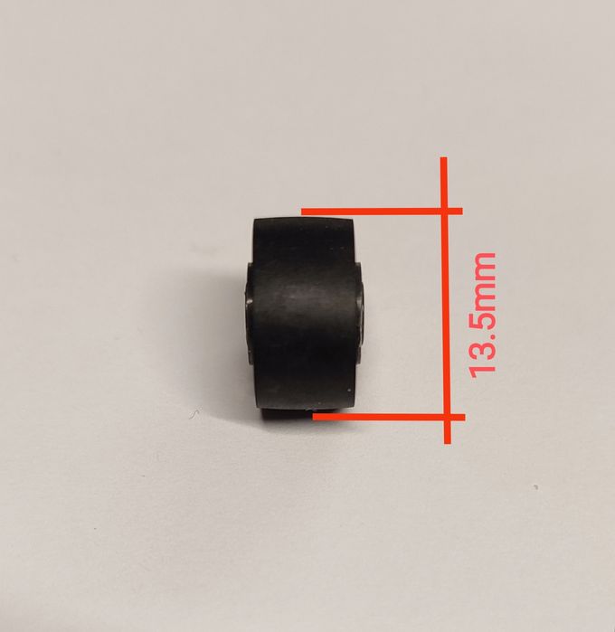 Rolka dociskowa magnetofonu 13.5x8x6.8x2