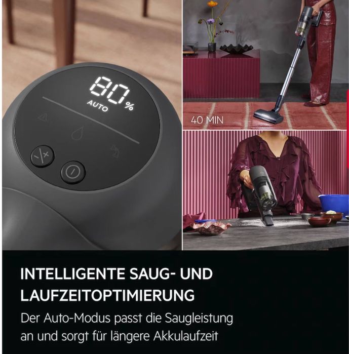 8000 Бездротовий пилосос / Багатофункціональна всмоктувальна станція