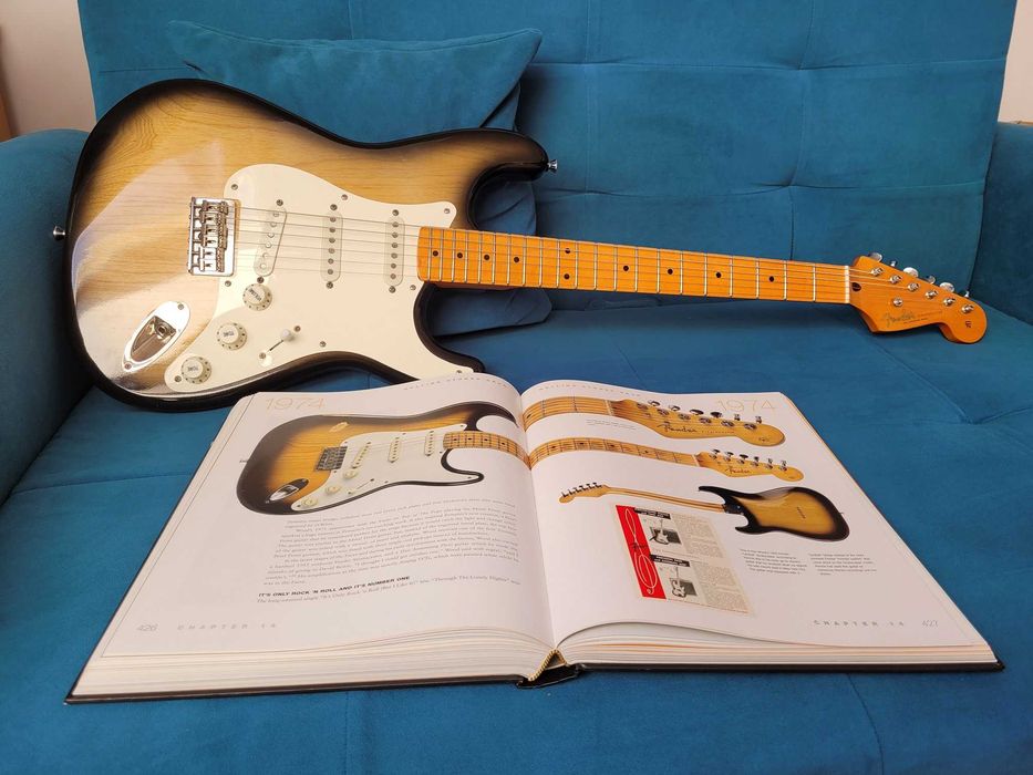 NIE Fender Hardtail Stratocaster 1954  custom lutniczy Wood Bonamasa