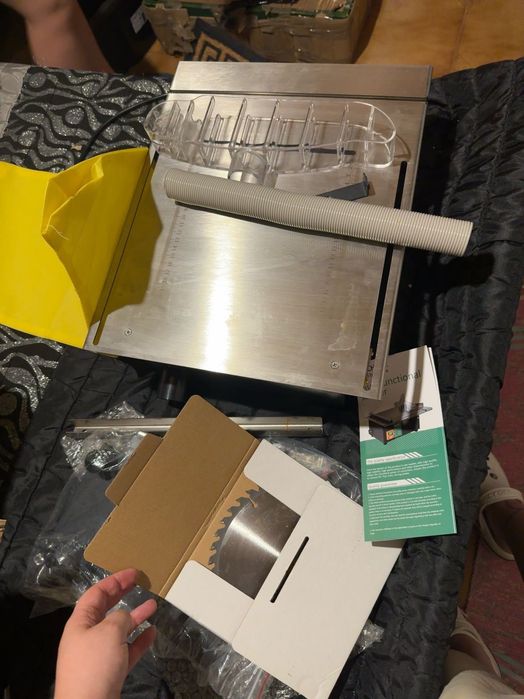 Serra circular de bancada multifunções