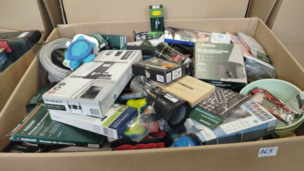 Palety Lidl drobnica Parkside paleta