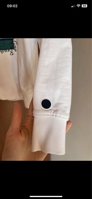 Markowa bluza biała GUESS